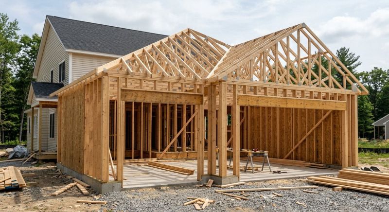 Attic Framing in Conroe, TX