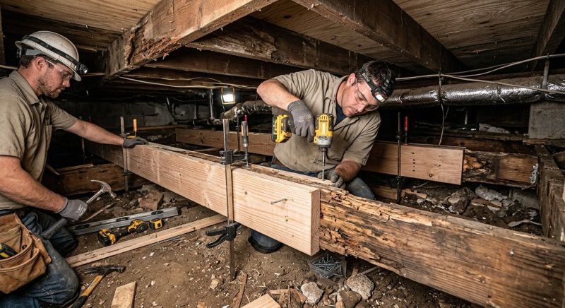 Floor Joist Repair in Conroe, TX