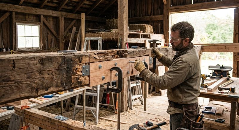 Barn Beam Replacement in Kansas City, KS