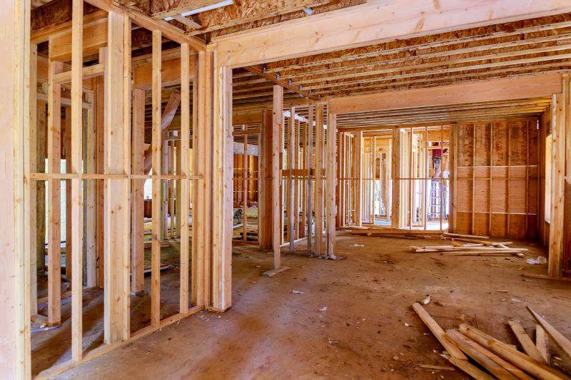 Basement Wall Framing in Kansas City, KS