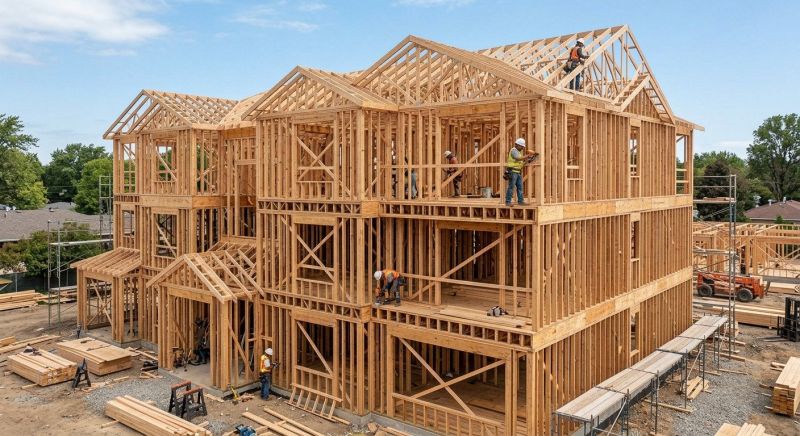 Building Addition Framing in Kansas City, KS