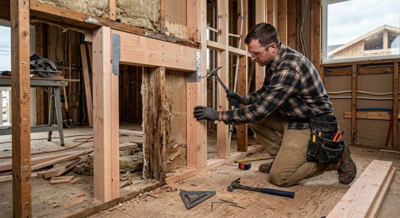 Floor Framing Repair in Kansas City, KS