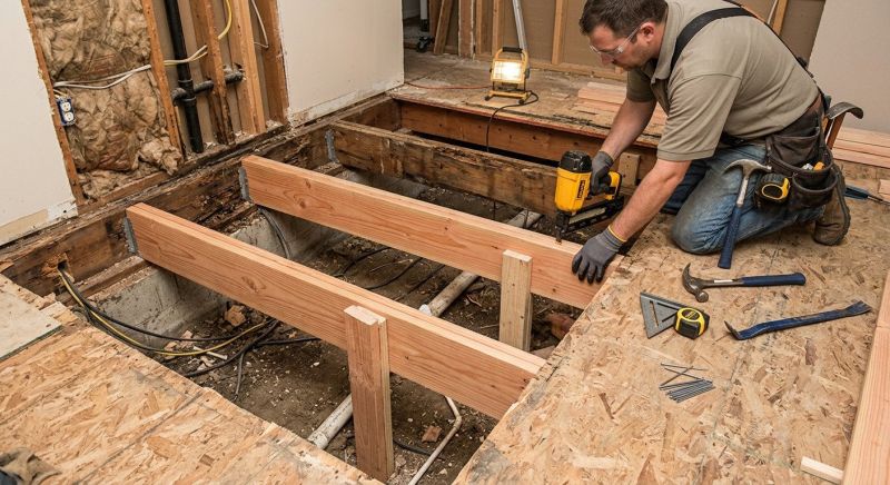 Floor Framing Replacement in Conroe, TX
