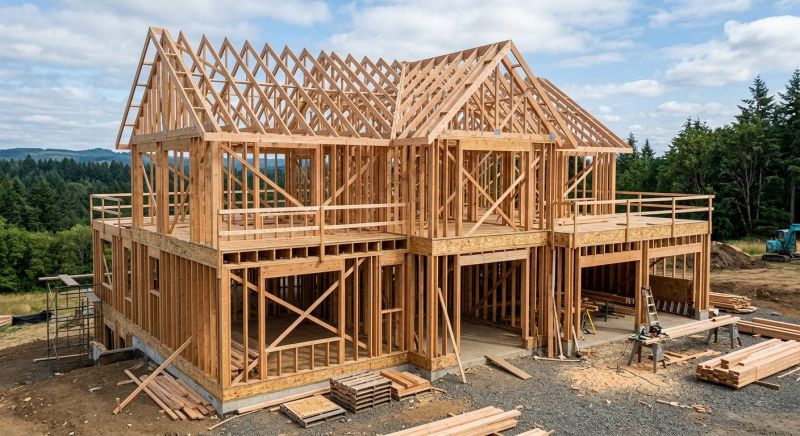 House Addition Framing in Wilmington, NC