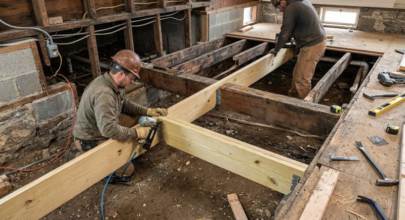 House Beam Replacement in Wilmington, NC