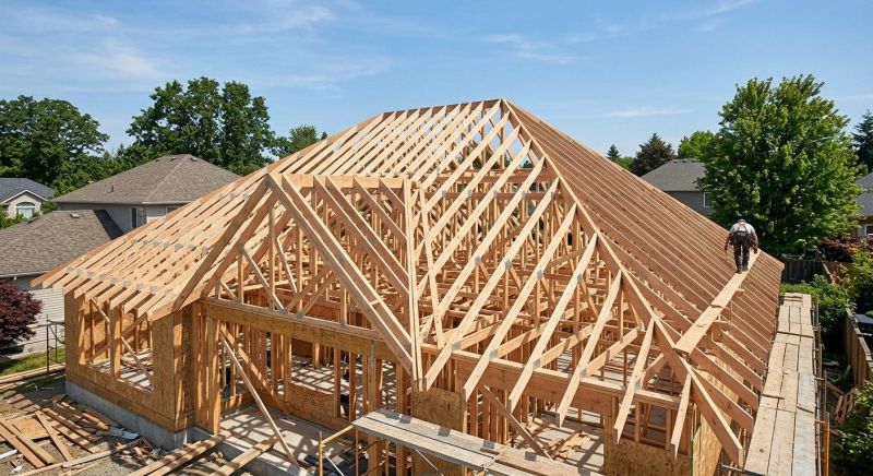 Roof Framing in Conroe, TX