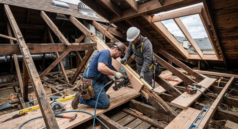 Roof Joist Repair in Wilmington, NC