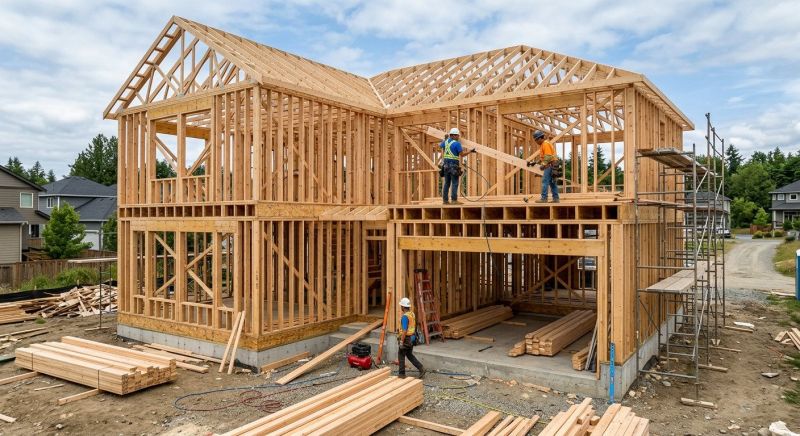 Shop Framing in Conroe, TX