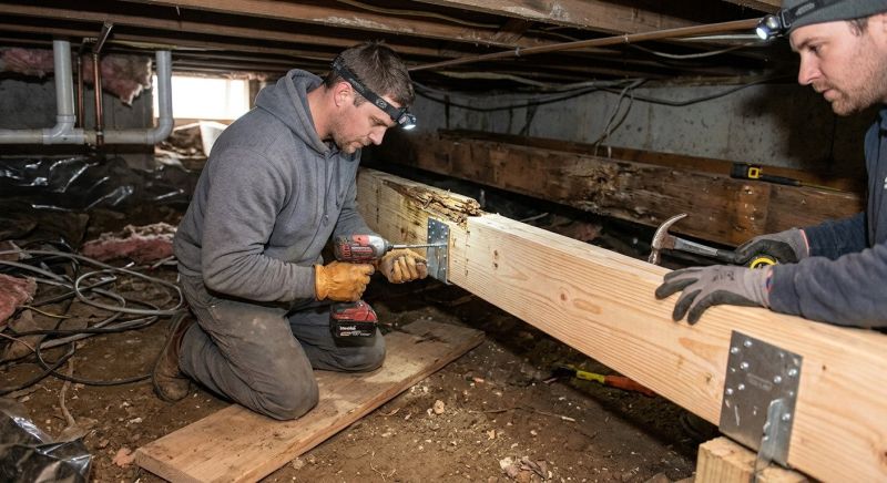 Underfloor Repair in Wilmington, NC
